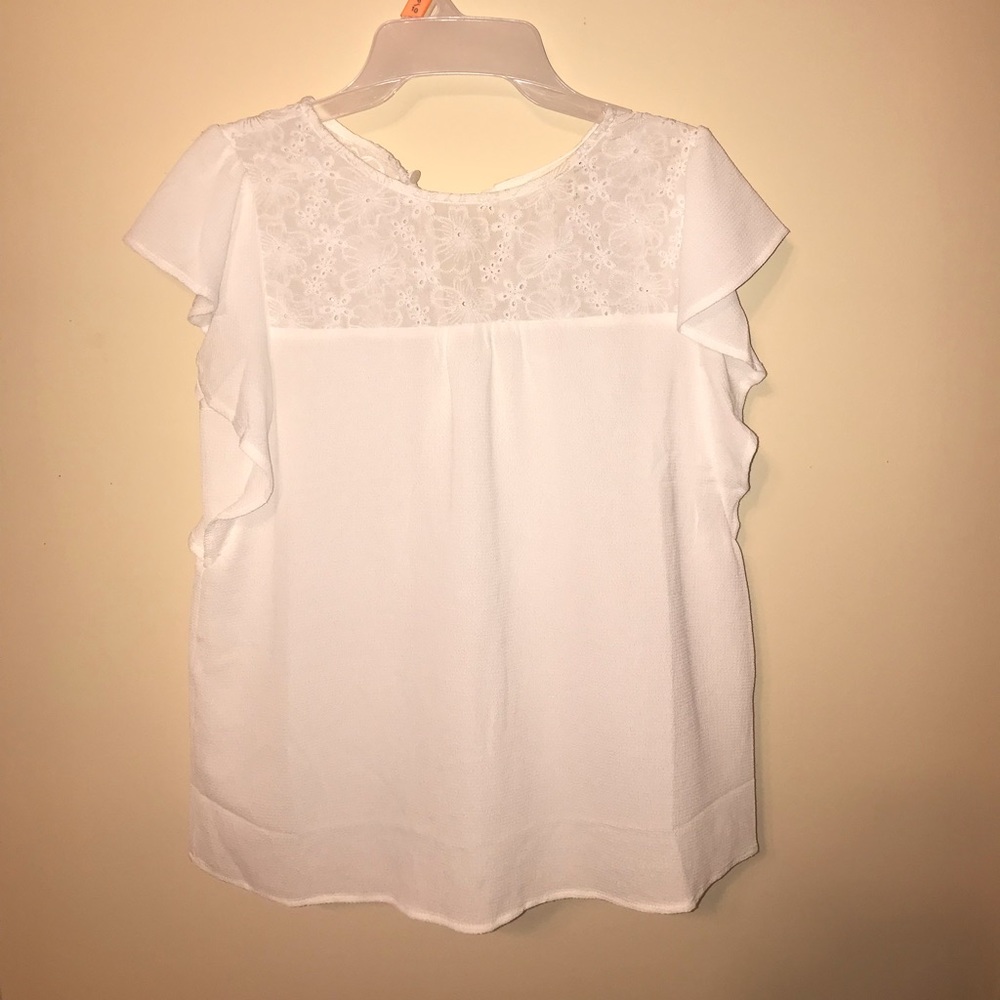 White dress blouse